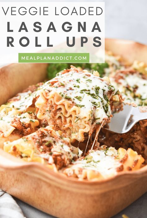 Loaded Lasagna, Veggie Recipes For Toddlers, Freezer Lasagna, Lazy Lasagna, Lasagna Roll Ups, Lasagna Roll, Lasagna Rollups, Traditional Lasagna, Easy Freezer Meals