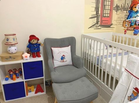 Paddington Bear Nursery, Nursery Room Design, Bear Nursery, Boys Nursery, Paddington Bear, Future Mom, Crib Mobile, Baby's Room, Crib Sheets