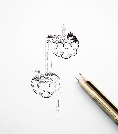 5,188 Likes, 11 Comments - Graphic Design Blog ⚡️ (@graphicdesignblg) on Instagram: “Work by @xoseroi #design #graphicdesign #illustration Add us on Snapchat: graphicdesgn” Tattoo Font Styles, Stylo Art, Sharpie Drawings, Arte Doodle, Graphic Design Blog, Pencil Art Drawings, Art And Illustration, Ink Illustrations, Pen Art