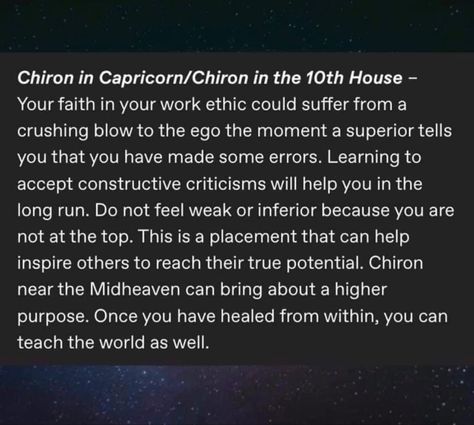 Chiron In Capricorn, Chart Astrology, Astrology Planets, Birth Chart Astrology, Feeling Weak, Constructive Criticism, Natal Charts, Spiritual Path, Witchy Vibes