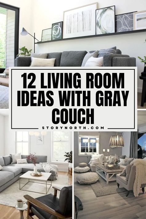 Save this pin for innovative ideas to transform your gray couch into a stylish focal point! From chic throw pillows to trendy throws, discover how to elevate your living space. #HomeDecor #GrayCouch #InteriorDesignIdeas Gray Couch Decor, Leather Couch Decorating, Grey Leather Couch, Living Room Pop, Grey Leather Sectional, Light Gray Couch, White Walls Living Room, Tan Living Room, Modern Grey Living Room