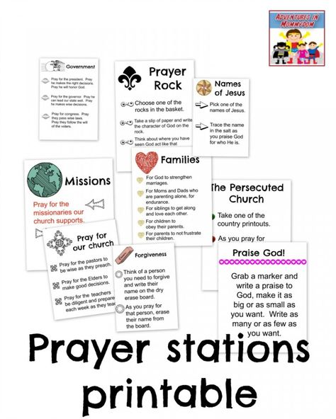 prayer stations printable                                                                                                                                                      More Prayer Stations For Women, Prayer Walk Ideas, Prayer Stations For Kids, Church Youth Room Ideas, Youth Room Ideas, Prayer Station Ideas, Worship Stations, Room Ideas Creative, Prayer Rocks