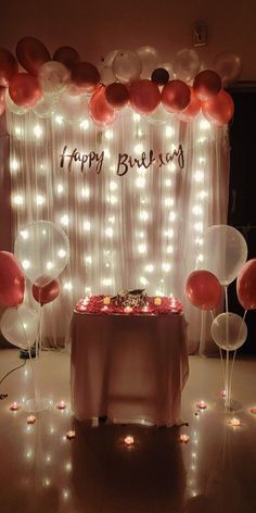 #event planning, #party ideas Simple Birthday Room Decorations, Birthday Decoration Ideas At Home Simple, Birthday Room Surprise, Birthday Decors, Cutesy Outfit, Surprise Birthday Decorations, 20 Birthday Cake, Birthday Decorations At Home, 20 Birthday