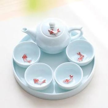 Miniature Tea Set, Buddha Zen, Clay Diy Projects, Keramik Design, Ceramic Tray, Cute Bedroom Decor, Ceramics Pottery Art, Cute Kitchen, Ceramics Ideas Pottery