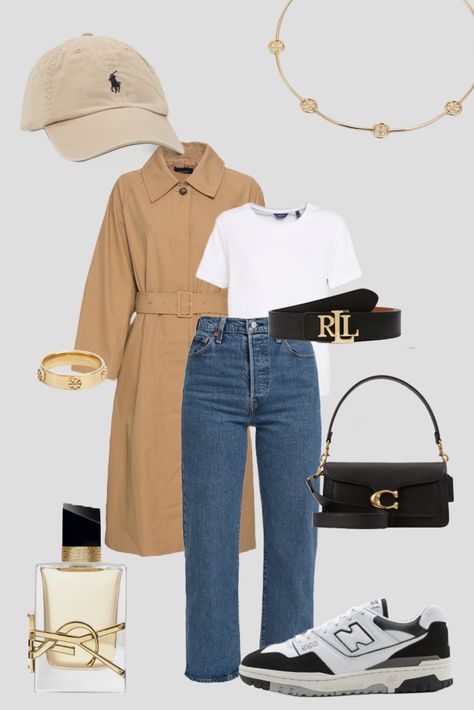 Ralph Lauren Cap Outfit Woman, Ralph Lauren Belts Women Outfit, Ralph Lauren Belt Outfit, Ralph Lauren Hat Outfit, Coach Belt Outfit, Ralph Lauren Cap Outfit, Polo Hat Outfit, Beige Cap Outfit, Perfume Ysl