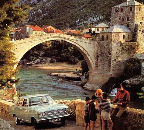 Vintage Yugoslavia, Mostar Bridge, Old Bridge, Macedonia, Eastern Europe, Unesco World Heritage Site, Unesco World Heritage, Pink Floyd, Heritage Site