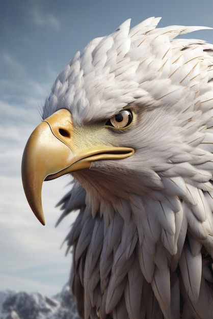 3d eagle rendering portrait | Free Photo #Freepik #freephoto #eagle #3d-animal #bird #3d Eagle 3d, Psd Icon, 3d Rendering, Vector Photo, Free Photo, Free Photos, Eagles, Graphic Resources, 3 D