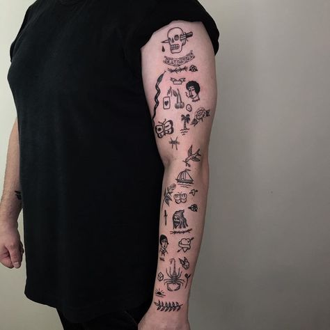 Ignorant Tattoos, Brooklyn Tattoo, Arm Sleeve Tattoo, Usa Tattoo, New York Tattoo, Tattoos Sleeve, Tasteful Tattoos, Arm Sleeve Tattoos, E Tattoo