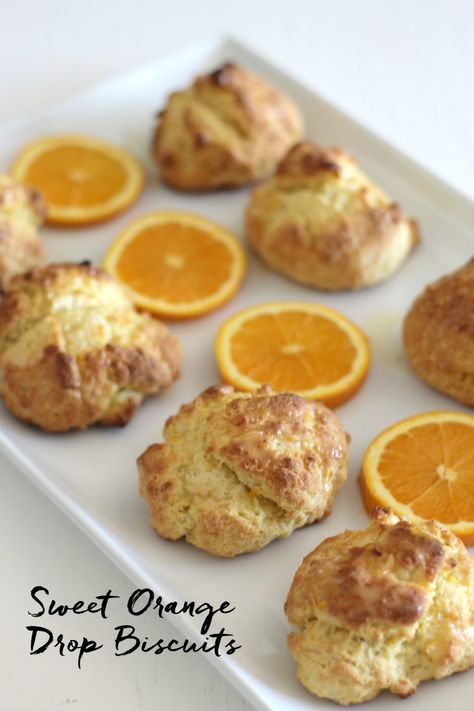 Orange Biscuits, Bake Bread, Morning Brunch, Cooking Bread, Drop Biscuits, Lazy Morning, Bread Recipes Sweet, Breakfast Breads, Breakfast Foods