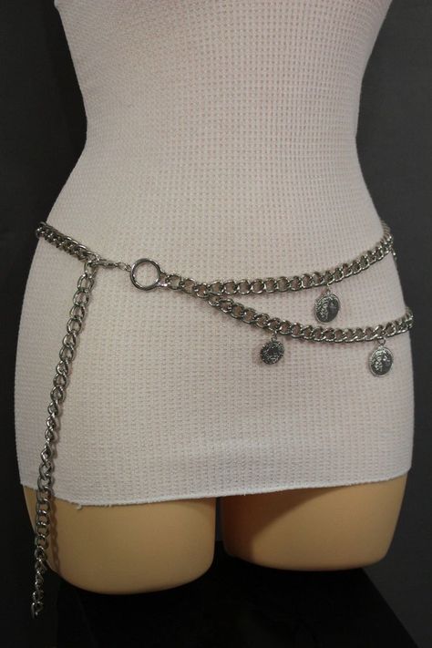 Bridal Office, Small Hips, Waist Accessories, Jewelry Belt, Hip Jewelry, Cool Belt, Accessory Belt, Waist Jewelry, Silver Belt