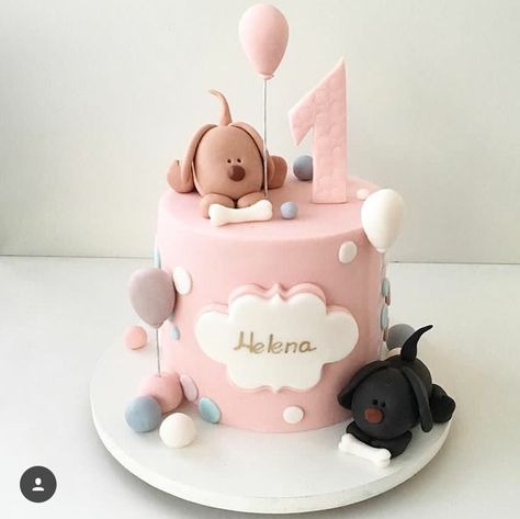 Birthday Cake With Dog Design, Puppy Cake Ideas, Dog Theme Birthday Cake For Kids, Puppy Cake Design, Puppy Cakes For Girls Birthday, Cake Dog Design, Dog Cakes For Kids, Puppy Themed Birthday Cake, Dog Cake Design Ideas