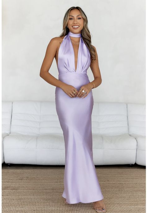 Light Purple Formal Dress, Purple Long Dress, Lilac Bridesmaid Dresses, Dress Lilac, Halter Maxi Dress, Halter Maxi, Lilac Dress, Halter Maxi Dresses, Swan Lake