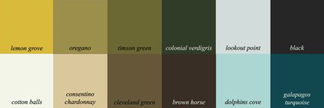 lemon grove living room palette copy Chartreuse Color Palette, Living Room Palette, Room Palette, Lemon Grove, Chartreuse Color, Grey Palette, Interior Color Schemes, Brown Color Palette, Italian Landscape