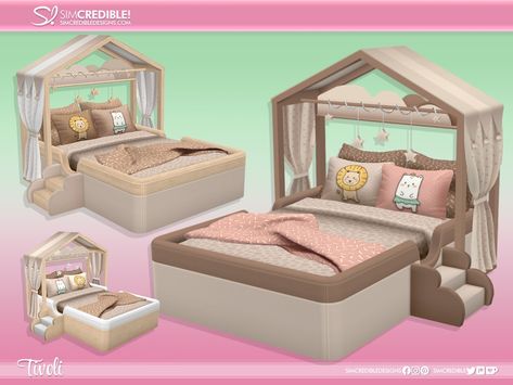 The Sims Resource - Tivoli Kids Sims 4 Toddler Bunk Bed Cc, Sims 4 Kid Cc Furniture, Sims4 Cc Bedroom Decor, Sims 4 Cc Bunk Beds For Kids, Sims 4 Furniture Cc Bed, Toddler Beds Sims 4 Cc, Sims Cc Kids Room, Kids Bedroom Sims 4 Cc, Sims 4 Playroom Cc