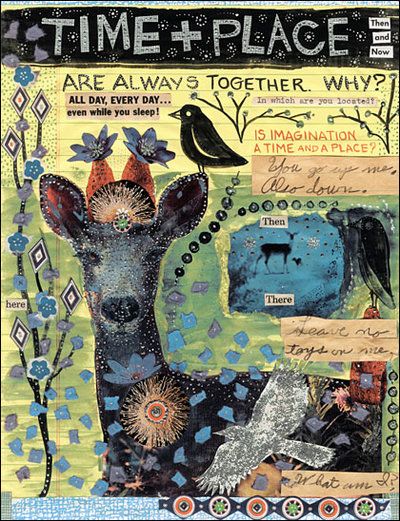 Collage image from 'What It Is' Lynda Barry, Tell Me More, E.t Art, Visual Journal, Imaginary Friend, Mixed Media Art Journaling, Outsider Art, Art Journal Inspiration, Paper And Ink