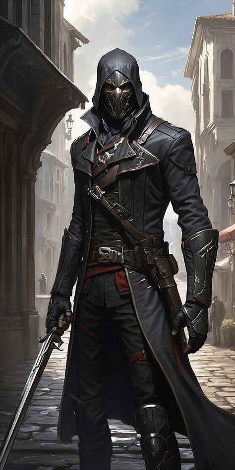 , #AI, #Design, #AD, #AI Assassins Creed Outfit, Neet 2024, Armadura Ninja, Rogue Character, Game Drawing, Dishonored 2, Dishonored, Dungeons And Dragons Characters, Fantasy Armor