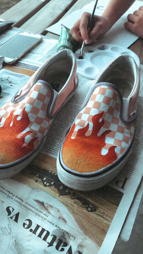 Custom Painted Vans, Paint Shoes, Customised Vans, Vans Custom, Custom Sneakers Diy, Boys Vans, Painted Vans, Painted Sneakers, Shoes Ideas