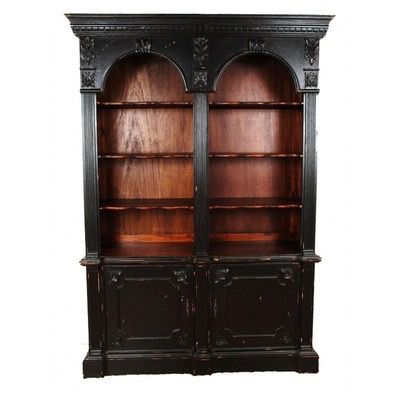 Gothic Bookshelves, Arch Bookcase, Gothic Bookcase, Arched Bookcase, Double Bookcase, Victorian Bookcases, Horizontal Bookcase, Bookcase With Drawers, Ikea Bookcase