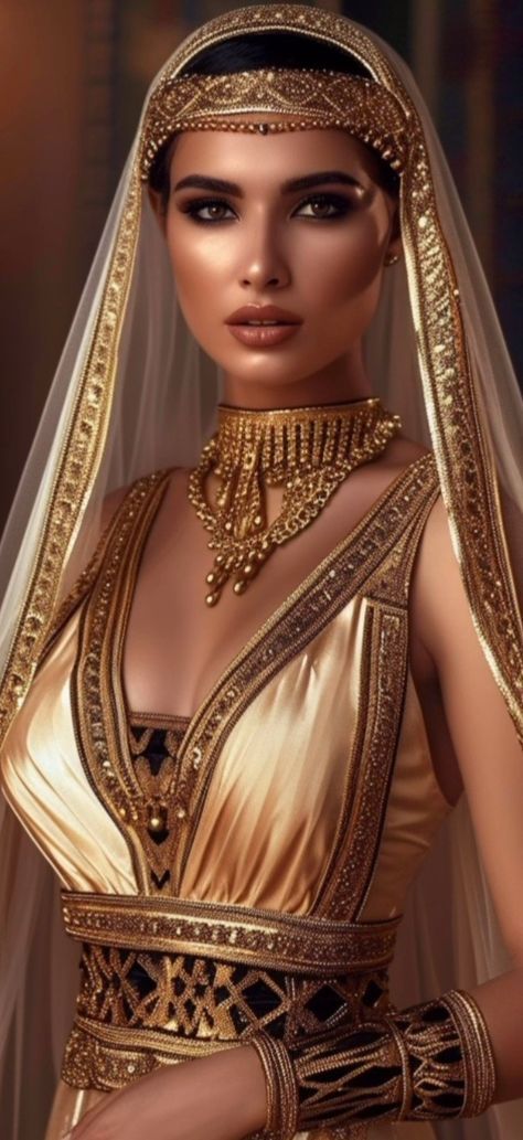 Fares Fares, Cleopatra Fashion, Mediterranean Women, Reptilian People, Crystal Children, Egyptian Princess, Casual Couture, Egyptian Women, Royalty Aesthetic