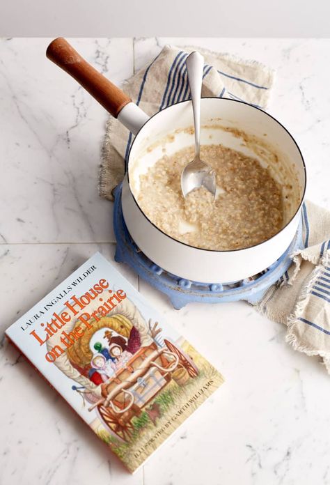 Cook Your Oatmeal Like Little House on the Prairie | Kitchn Cooking Oatmeal, Little House On The Prairie, Laura Ingalls Wilder, Laura Ingalls, Breakfast Time, Breakfast Dishes, Perfect Food, Different Recipes, Recipe Of The Day