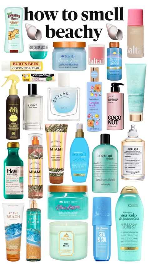 how to smell like summer. how to smell beachy Smell Like The Beach, Smell Like Summer, Healthy Toenails, Scent Combos, How To Smell Good, Good Summer, To Smell Good, Shower Skin Care, Perfect Skin Care Routine