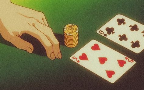 Aestethic 90s, Poker Anime, Black Banner, Pink Girly Things, Aesthetic Gif, Blackjack, Girly Things, Aesthetic Anime, Poker