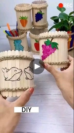 Ice Cream Stick Craft Decoration, Ice Cream Stick Art, Ice Cream Stick Craft, Diy Ice Cream, Different Types Of Flowers, Stick Crafts, Ice Cream Stick, 5 Min Crafts, Stick Art