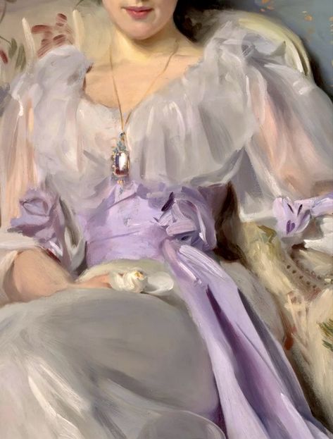 Lady Agnew of Lochnaw by John Singer Sargent, 1893. Lady Agnew, Primitive Colors, Elderly Woman, John Singer Sargent, Oil Portrait, Purple Aesthetic, Beautiful Paintings, Light Purple, Oil On Canvas