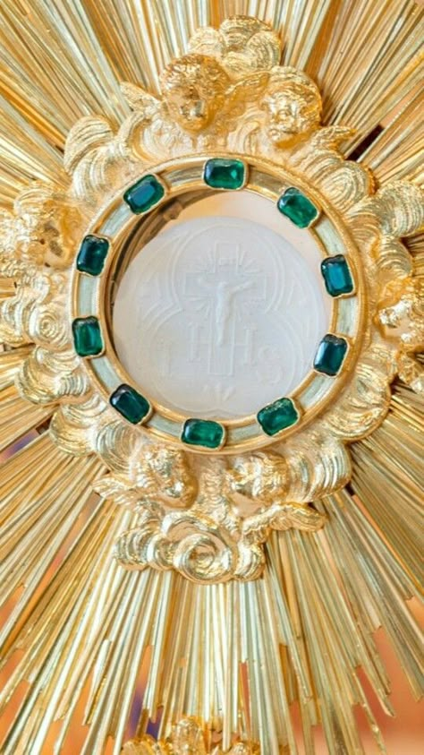 Eucaristia Holy Eucharist, Eucharistic Adoration, Blessed Sacrament, Novena Prayers, Eastern Orthodox Church, Queen Of Heaven, Catholic Images, Divine Light, Roman Catholic Church