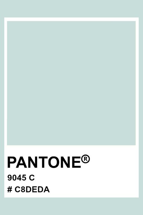 PANTONE 9045 C #pantone #color #pastel #hex Palladian Blue Benjamin Moore, Mint Color Palettes, Colour Mood, Pantone Matching System, Pantone Color Chart, Pantone Palette, Pantone Colour Palettes, Shades Of Light Blue, Light Blue Aesthetic