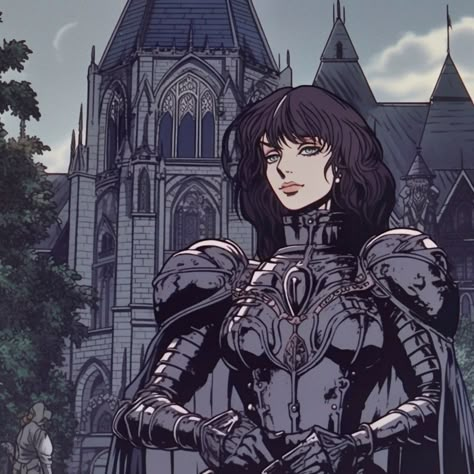 Anime Knight, Vampire Girls, Fantasy Armor, 90s Anime, Cat Aesthetic, Art Inspiration Drawing, Anime Style, Dark Fantasy, Manga Art