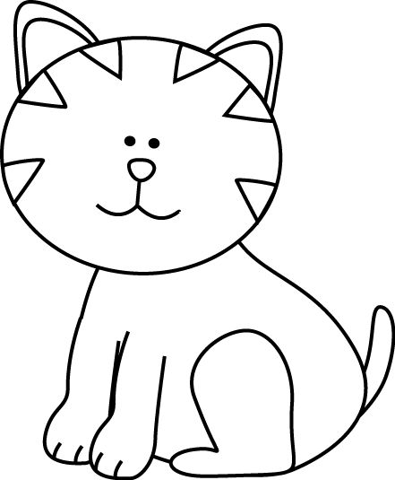 B&W Cat Free / Downloadable Kitten Crafts For Preschoolers, Cat Clip Art Black And White, Bird Clipart Black And White, Cat Clipart Black And White, Kitten Halloween Costumes, Black And White Kitten, Cat Clip Art, Black And White Clip Art, Clip Art Black And White