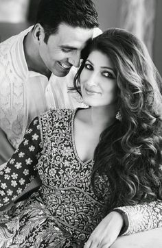 Akshay Kumar And Twinkle, Dimple Kapadia, Twinkle Khanna, Lorenzo Bernini, Wedding Photoshoot Poses, Bollywood Couples, Akshay Kumar, Indian Wedding Photography, Pre Wedding Photoshoot