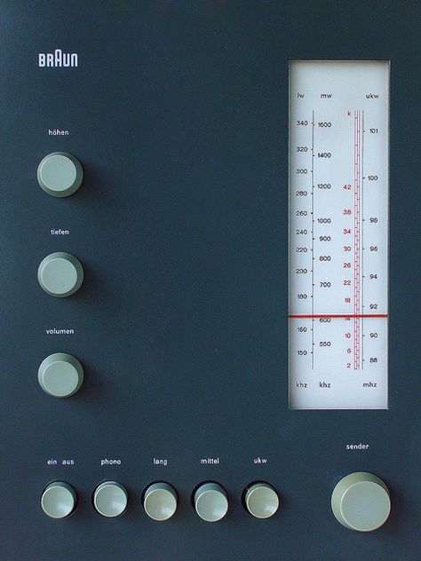 Braun RT 20 tube radio #productdesign #industrialdesign #braun Braun Dieter Rams, Dieter Rams Design, Braun Design, Graphic Design Collection, Dieter Rams, Ui Design Inspiration, Electronics Design, User Interface Design, Interface Design