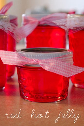 Cinnamon Jam Recipe, Red Hot Candy Apple Jelly, Red Hot Jelly Recipe, Cinnamon Red Hots Recipes, Red Hot Cinnamon Candy Jelly, Cinnamon Jelly Recipe, Cinnamon Apple Jelly, Cinnamon Candies, Red Hots Candy