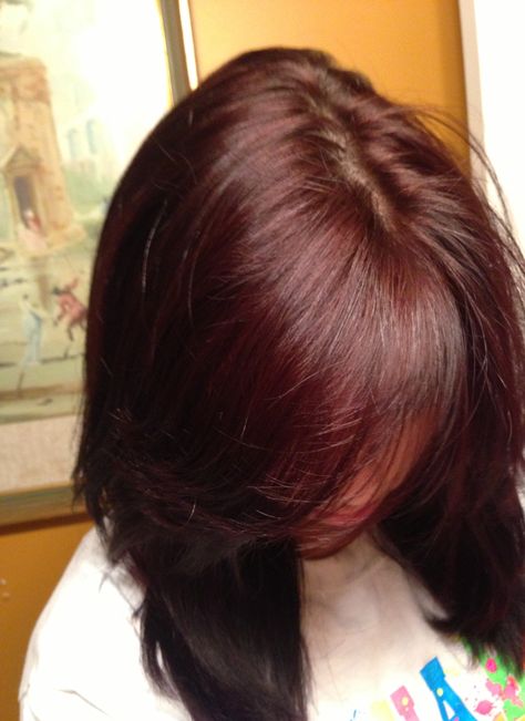 No filter, red tint hair color. I used Natural instincts 20R called "Malaysian cherry" (: Tint Hair Color, Red Tint Hair, Copper Red Hair, Hair Color Chocolate, Hair Tint, Red Hair Don't Care, Dark Red Hair, Red Brown Hair, Long Hair Video