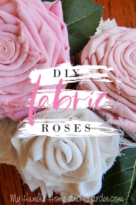 Rolled Fabric Flowers Diy, Cheesecloth Flowers Diy, How To Do Fabric Flowers, Diy Cloth Roses, Diy Fabric Flower Bouquet, Fabric Roses Diy How To Make, Shabby Chic Crafts Diy Fabric Scraps, How To Make Velvet Fabric Roses, Lace Roses Diy