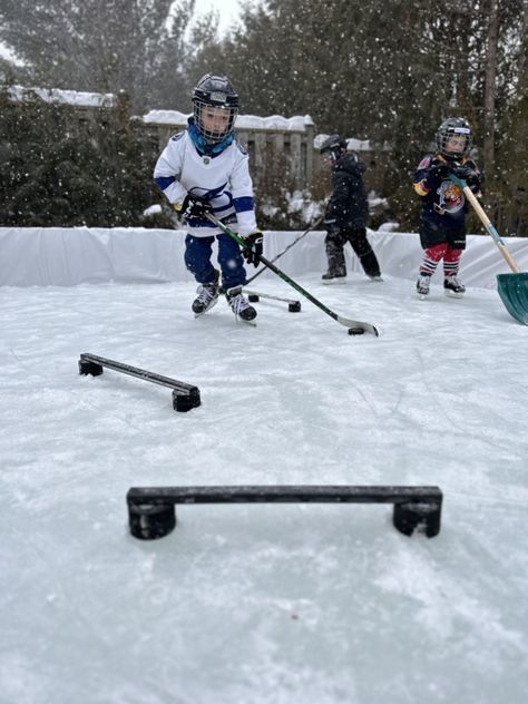 Diy Zamboni, Backyard Ice Rink, Ice Hockey Sticks, Hockey Pucks, Hockey Kids, Aesthetic 2024, Ice Rink, Hockey Puck, Hockey Mom