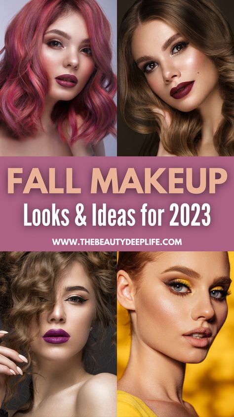 2023 Winter Makeup Trends, Fall 2023 Makeup Looks, Fall Makeup Looks 2023, Fall 2023 Makeup, Winter 2023 Makeup Trends, Makeup Trends 2023 Fall, Fall Lipstick Colors 2023, Fall Makeup 2023, Makeup Looks And Products