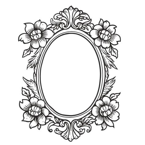 round frame with floral ornament vector flower frames drawing png Oval Frame Drawing, Frame Drawing, Flower Frames, Ornament Vector, Drawing Png, Drawing Frames, Floral Ornament, Vector Flowers, Oval Frame