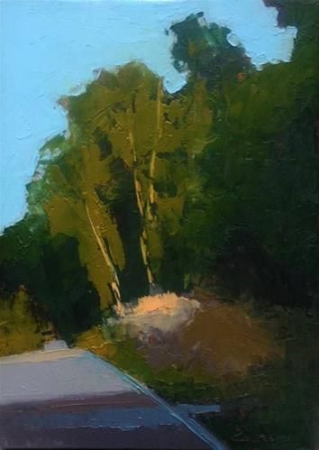 Mary Gilkerson, Wayne Thiebaud, Z Arts, Daily Paintworks, Contemporary Landscape, The Hill, Fine Art Gallery, Oil Painting Landscape, Original Fine Art