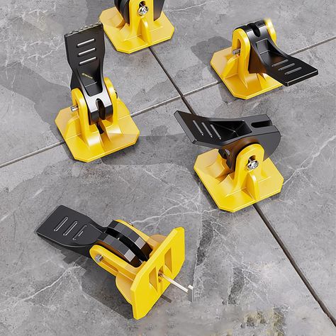 Tile Leveling System Kit Tile Spacers Reusable 50pcs Floor Leveling Compounds Upgraded Adjustable Fit 8-12mm Tiles+50pcs Replaceable Spare Steel T-Pin,Tile Installation Leveler Tool Set for Wall&Floor Tile Leveling System, Tile Spacers, Construction Tools, Outdoor Tools, Tile Installation, Wall And Floor Tiles, Pusheen, Building Materials, Tool Kit