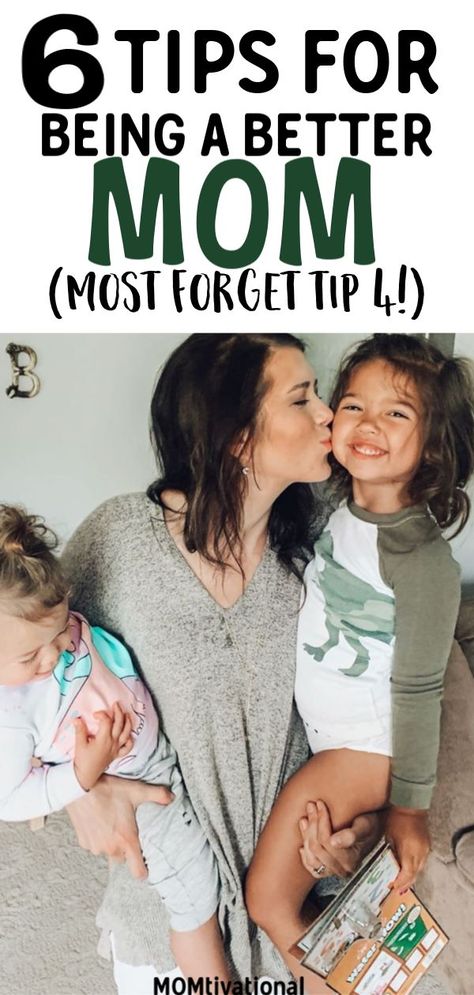 6 Simple Ways To Be A Better Mom TODAY! Learn how to be present in your child's life. How to be a more present mother. Little tips and tricks for being a happier, calmer mom. Being a new mom can be hard! Dealing with toddlers and newborns is difficult but these motherhood hacks will help you be the best parent you can! #motherhood #mom #newmom #momtips #parenting Being A Better Mom, Be A Better Mom, Better Mom, Motherhood Inspiration, Mom Life Hacks, Parenting Skills, Gentle Parenting, Happy Mom, Mom Hacks