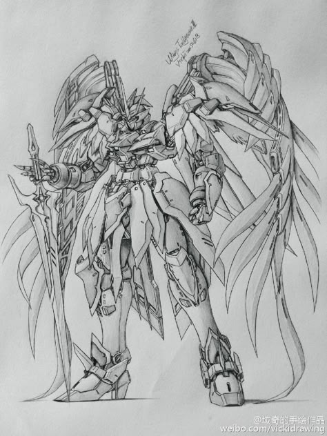 GUNDAM GUY: Awesome Gundam Sketches by VickiDrawing [Updated 2/4/16] Transformers Drawing, Gundam Wallpapers, Arte Robot, Custom Gundam, Gundam Art, Mecha Anime, Alien Art, Futuristic Art, Robot Art