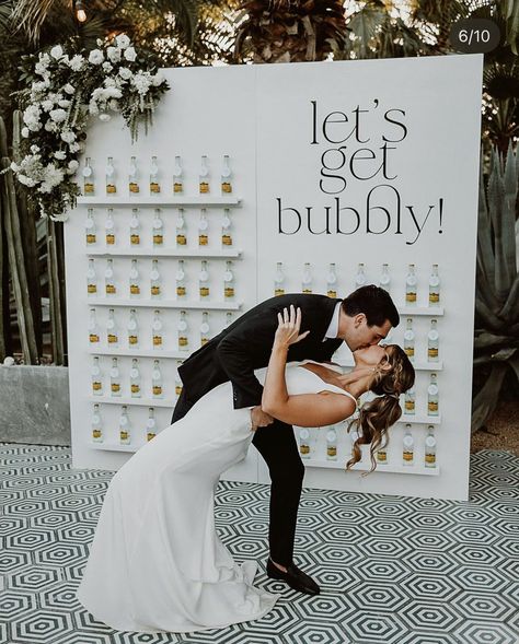 Champagne Bar Cart, Tequila Wall, Elegant Wedding Design, Timeless Classic Wedding, Resort Photography, Bar Cart Ideas, Seating Chart Ideas, Wedding Black And White, Wedding Minimalist