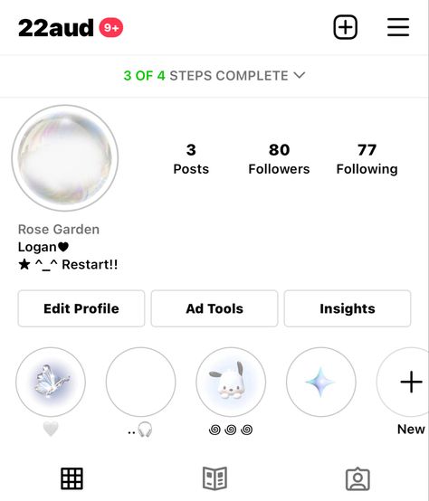 Instagram Profile Themes, Ig Profiles Aesthetic, Profile Aesthetic Instagram, Blue Instagram Layout, Ig Profile Ideas Bio Aesthetic, Beauty Quotes For Instagram, Instagram Inspo Profile, Ig Account Ideas, Ig Ideas Profile