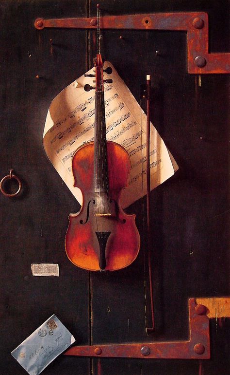 Master Painting Old Violinist | John F. Peto, For the Track Violin Repair, Old Violin, Violin Painting, Violin Art, Dante Gabriel Rossetti, Art Musical, Most Famous Paintings, Cellos, Violin Music