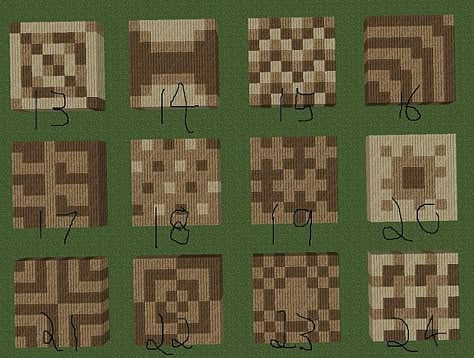 Cool minecraft floor patters! Could really use this for some buildings in my worlds...                                                                                                                                                     More Minecraft Floor Designs, Minecraft Cool, Minecraft Building Guide, Minecraft Decoration, Minecraft Mansion, Minecraft Houses Blueprints, Minecraft Structures, Minecraft Interior Design, Bangunan Minecraft