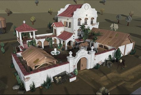 Bloxburg Italian House, Mexican House Exterior, Baroque Church, Bloxburg House Builds, Castle House Design, Modern Mansions, Bloxburg Building, Bloxburg Build Ideas, Roblox Bloxburg House Ideas