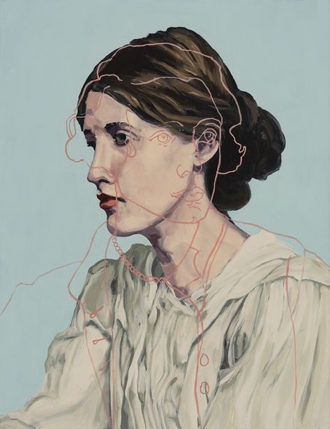 Melora Kuhn Virginia Woolf, Virginia, A Woman, Red